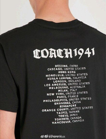 Coach T恤